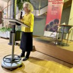 Gastrednerin Regina Frisch mit Gedanken zur Literaturszene